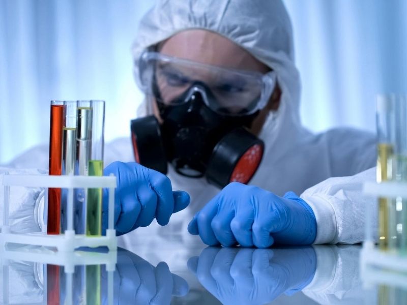 Person in ppe Person in ppe